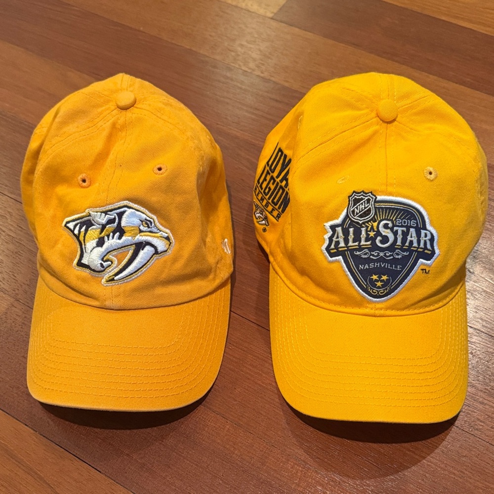 Nashville Predators Yellow Caps